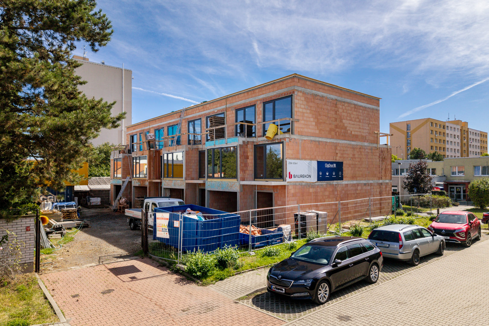 vjezd na parkoviště